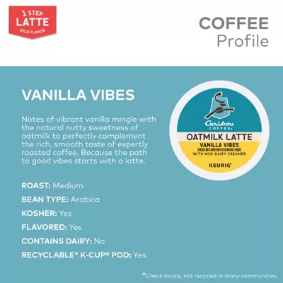 Vanilla Vibes Oatmilk Latte 4 Vanilla Vibes Oatmilk Latte